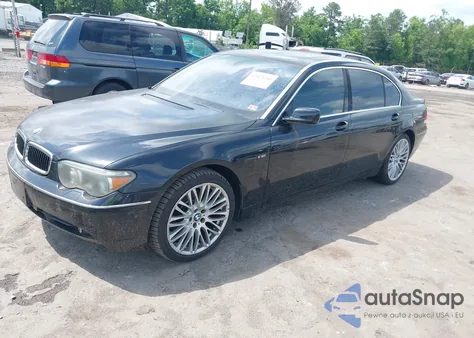 2003 BMW 760Li z USA, uszkodzony, nr VIN WBAGN83463DK10660
